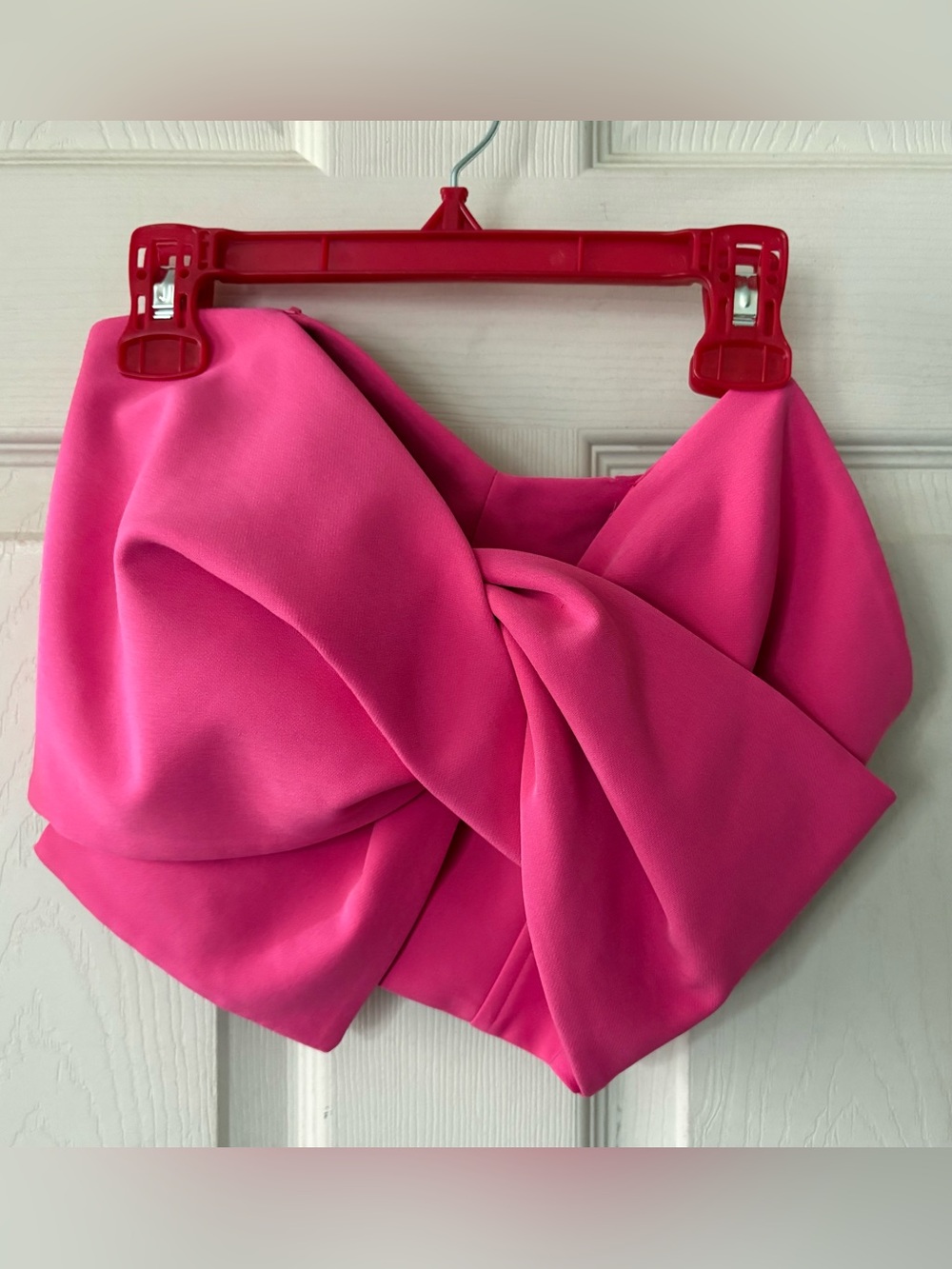 Dynamite Bright Pink Twist-Front Top